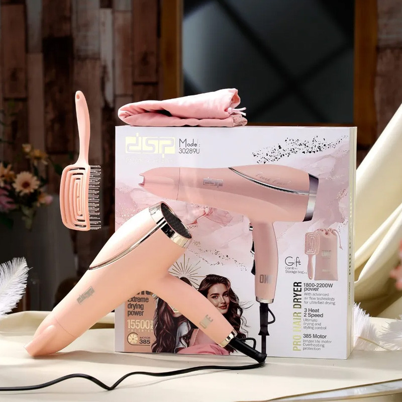 Sèche Cheveux DSP 30289U 2200W + Brosse Rose En Tunisie