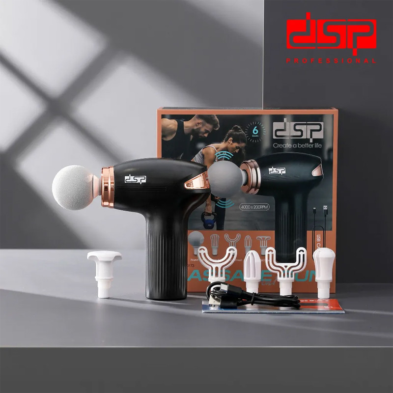Pistolet De Massage 6En1 DSP 80173 Noir en Tunisie