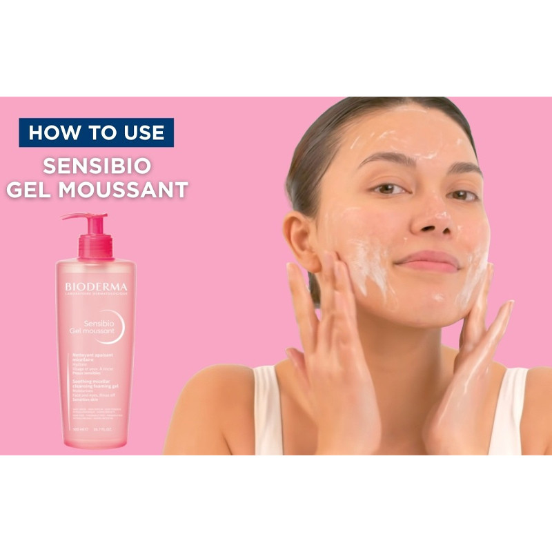 Gel Moussant Bioderma Sensibio 200 ML en Tunisie