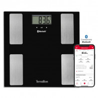Pèse Personne Impédancemètre Terraillon Smart Connect 160 Kg Noir