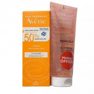 Avène Crème Solaire Spf50 + Xeracalm Gel Nettoyant 100ml En Tunisie