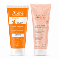 Avène Crème Solaire Spf50 + Xeracalm Gel Nettoyant 100ml En Tunisie
