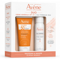 Avène Duo Crème Minérale SPF 50 + Eau Thermale 50ml En Tunisie