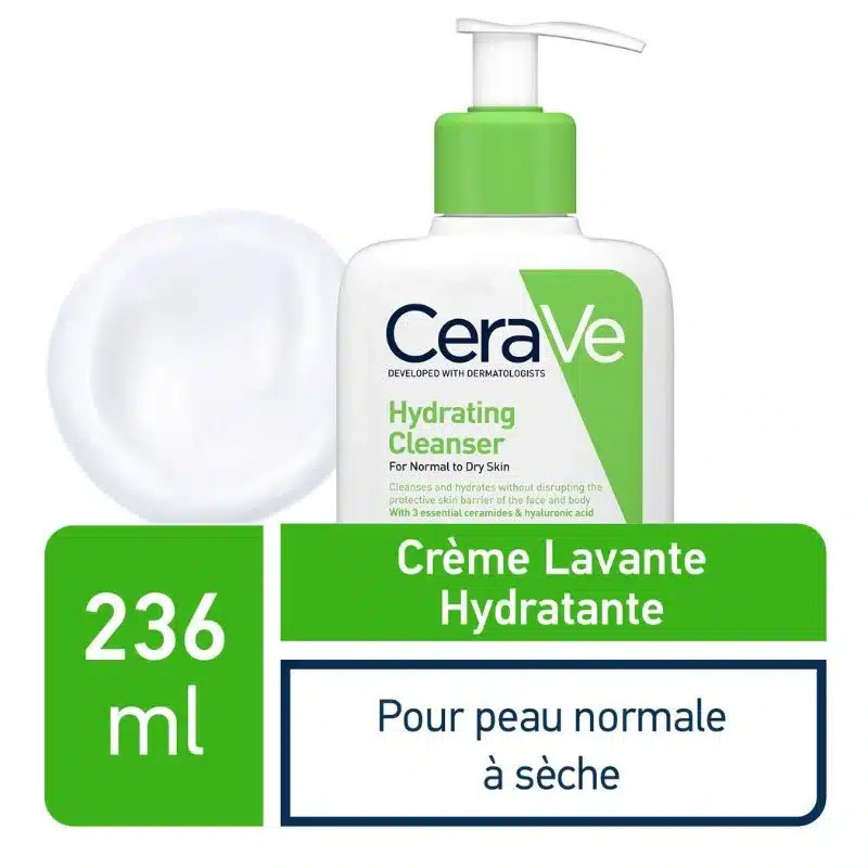 Crème Lavante Hydratante CeraVe 436 ML en Tunisie