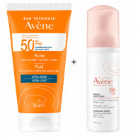 Avène Ecran Solaire Fluide Invisible + Mousse Nettoyant 50ml En Tunisie