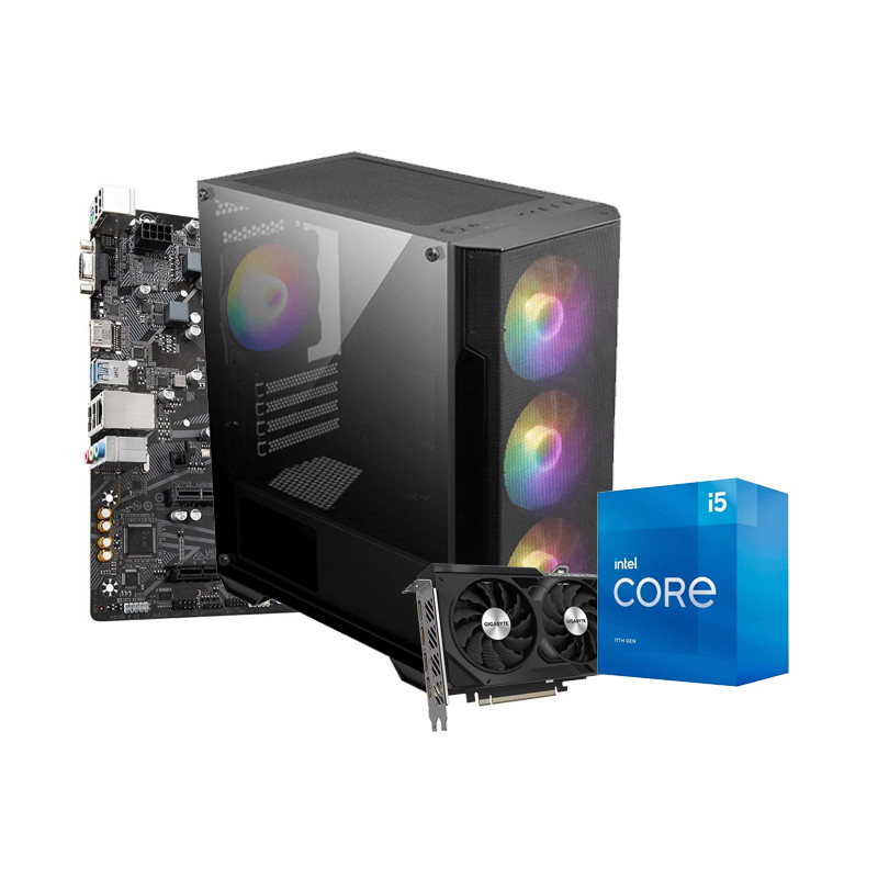 Pc de Bureau Gamer Max 501 i5 11Gén 16Go 512Go SSD  RTX 4060 8Go en Tunisie