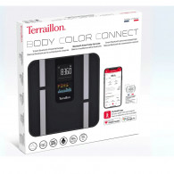 Pèse Personne Impédancemètre Terraillon Body Color Connect 180 Kg Noir en Tunisie