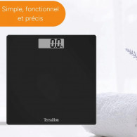 Pèse Personne Impédancemètre Terraillon Tsquare 180 Kg Noir
