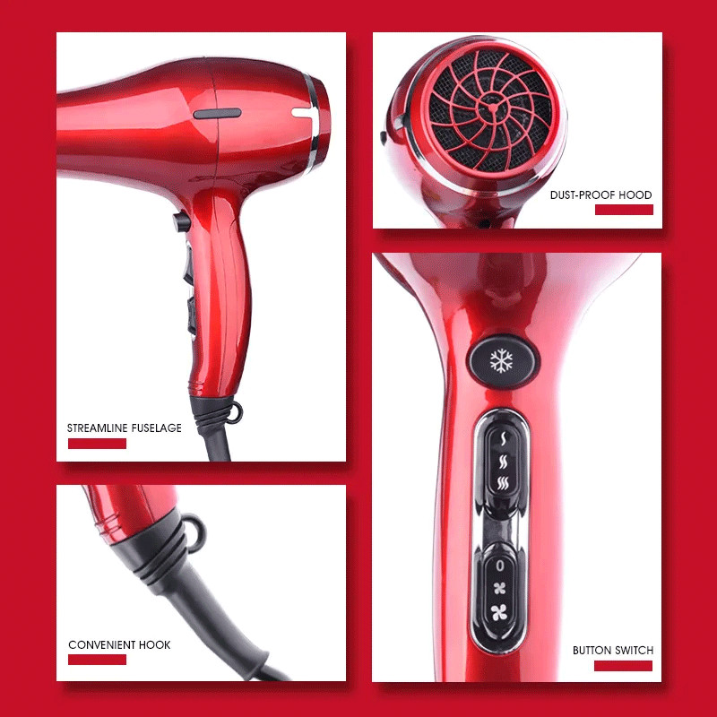 Sèche Cheveux DSP 30075 2300W Rouge en Tunisie