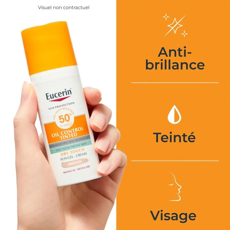 Eucerin Ecran Solaire Oil Control SPF50+ 50 Ml en Tunisie