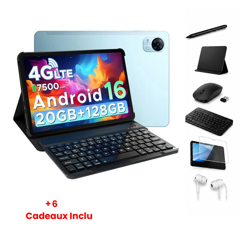 Tablette Doogee TABG5 4G 3Go 128Go Bleu en Tunisie