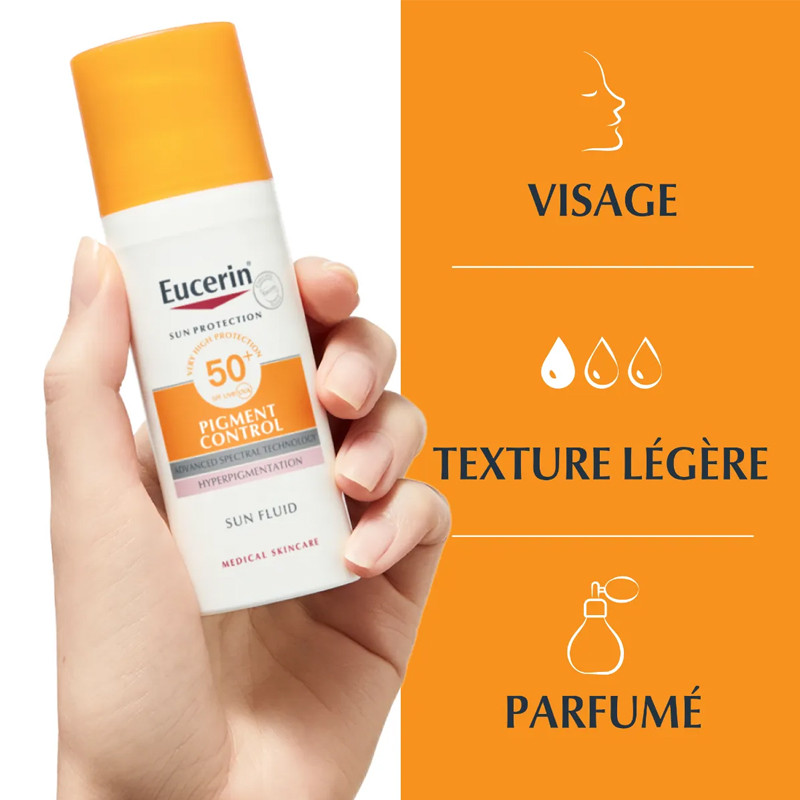 Eucerin Ecran Solaire Pigment Control Fluid SPF50+ 50 Ml en Tunisie