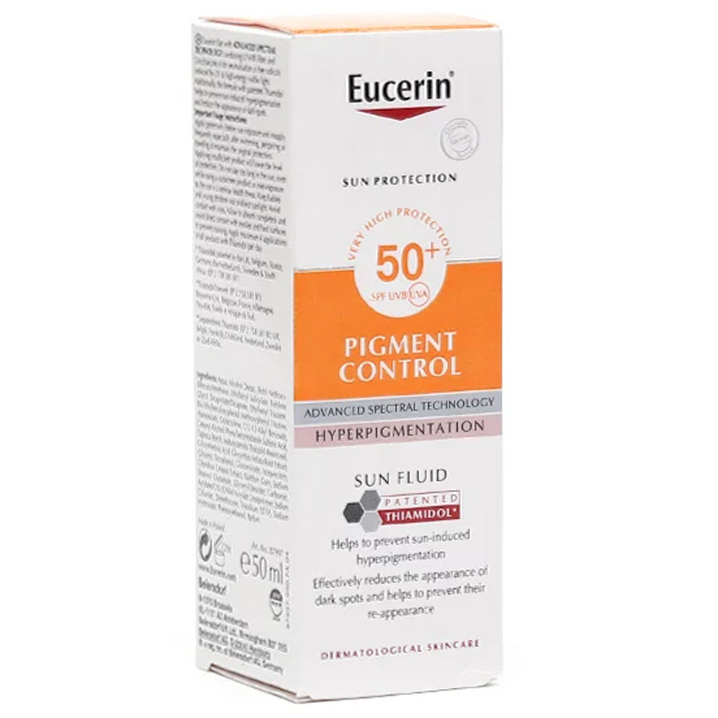 Eucerin Ecran Solaire Pigment Control Fluid SPF50+ 50 Ml en Tunisie
