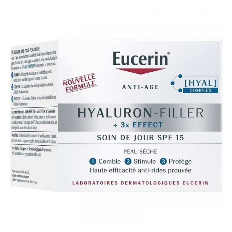 Eucerin Hyaluron-Filler + 3x Effect Soin De Jour SPF15 50 ML 50ml En Tunisie