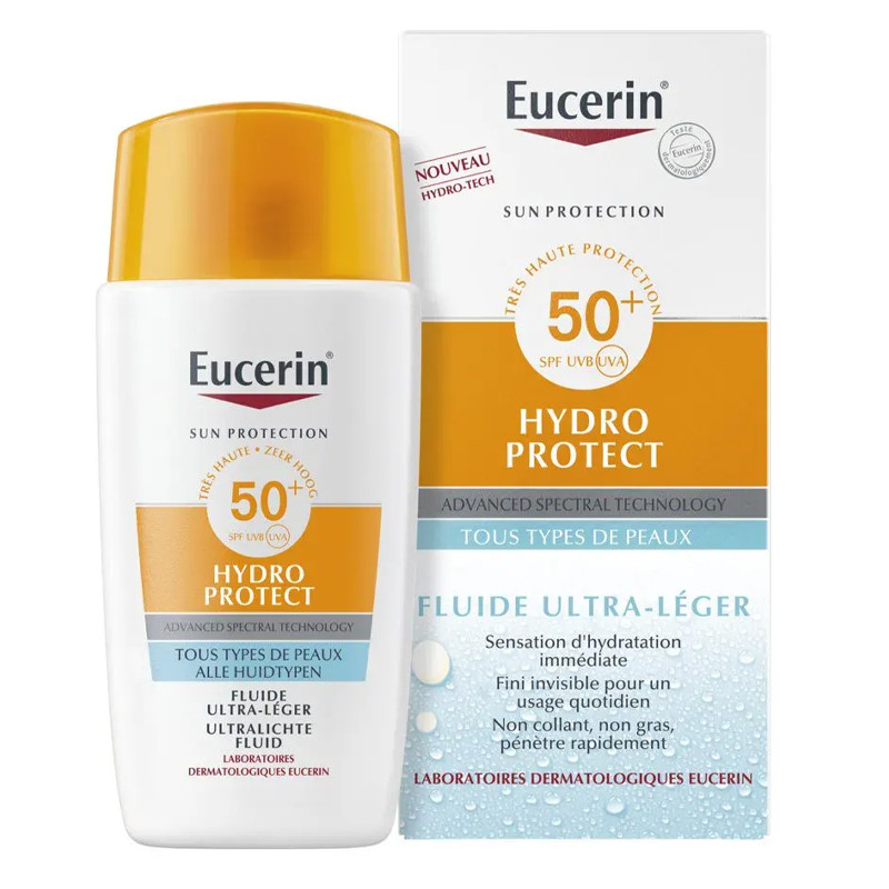 Eucerin Ecran Solaire Hydro Protect Fluide SPF50+ 50 Ml en Tunisie