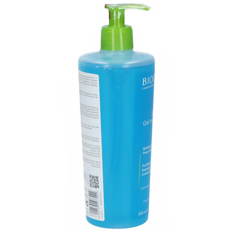 Gel Moussant Bioderma Sebium Pompe 200 ML en Tunisie