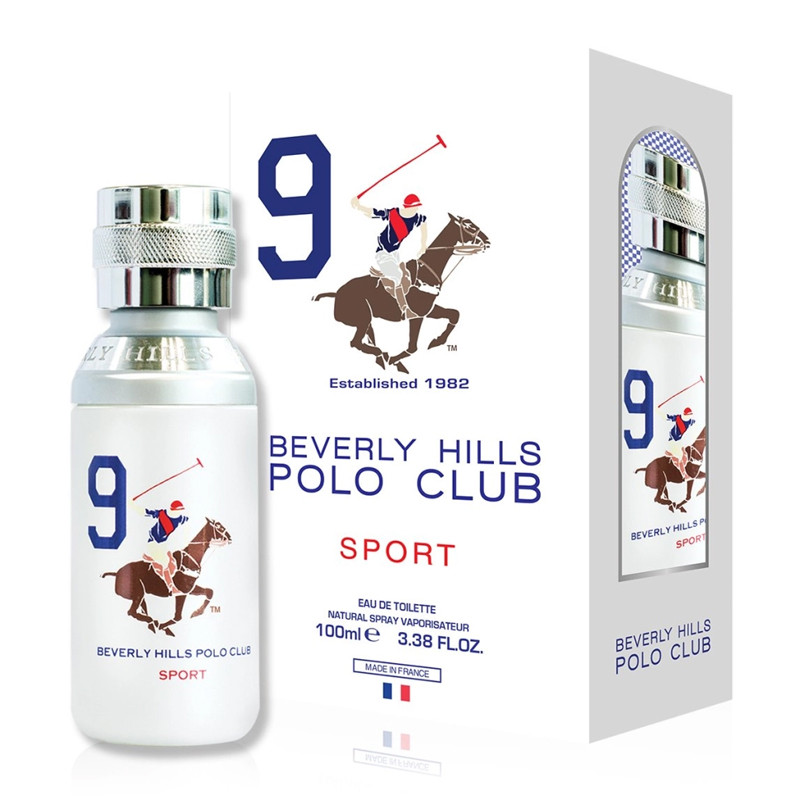 Sport 9 Beverly Hills Polo Club Eau de Toilette Homme 100Ml En Tunisie