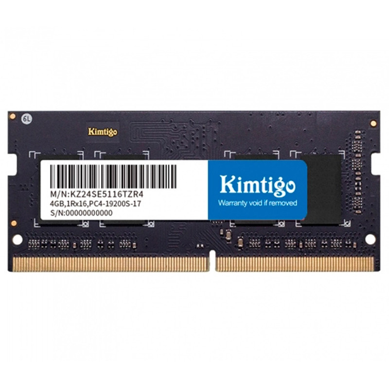 Barrette Mémoire Kimtigo 8Go DDR4 3200MHz SO-DIMM en Tunisie