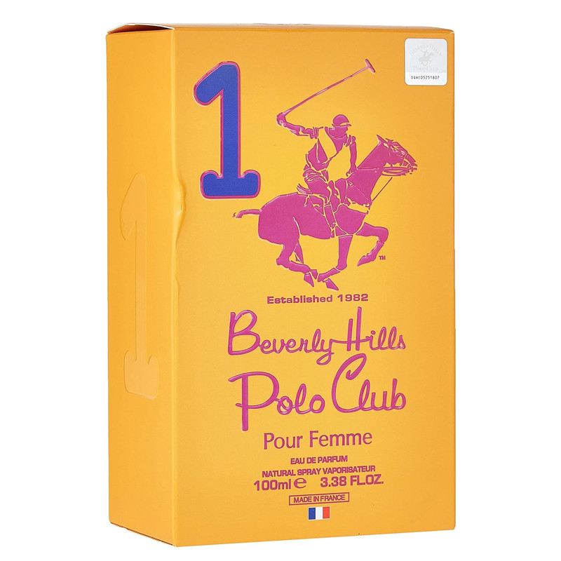 Sport 1 Beverly Hills Polo Club Eau de Parfum Femme 100Ml En Tunisie
