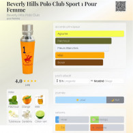 Sport 1 Beverly Hills Polo Club Eau de Parfum Femme 100Ml En Tunisie