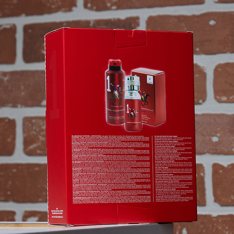 Coffret One Beverly Hills Polo Club Eau de Toilette Homme 50Ml En Tunisie