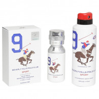 Coffret 9 Beverly Hills Polo Club Eau de Toilette Homme 50Ml En Tunisie