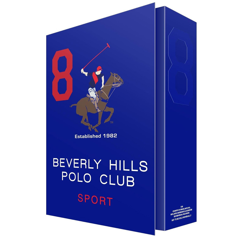 Coffret 8 Beverly Hills Polo Club Eau de Toilette Homme 50Ml En Tunisie