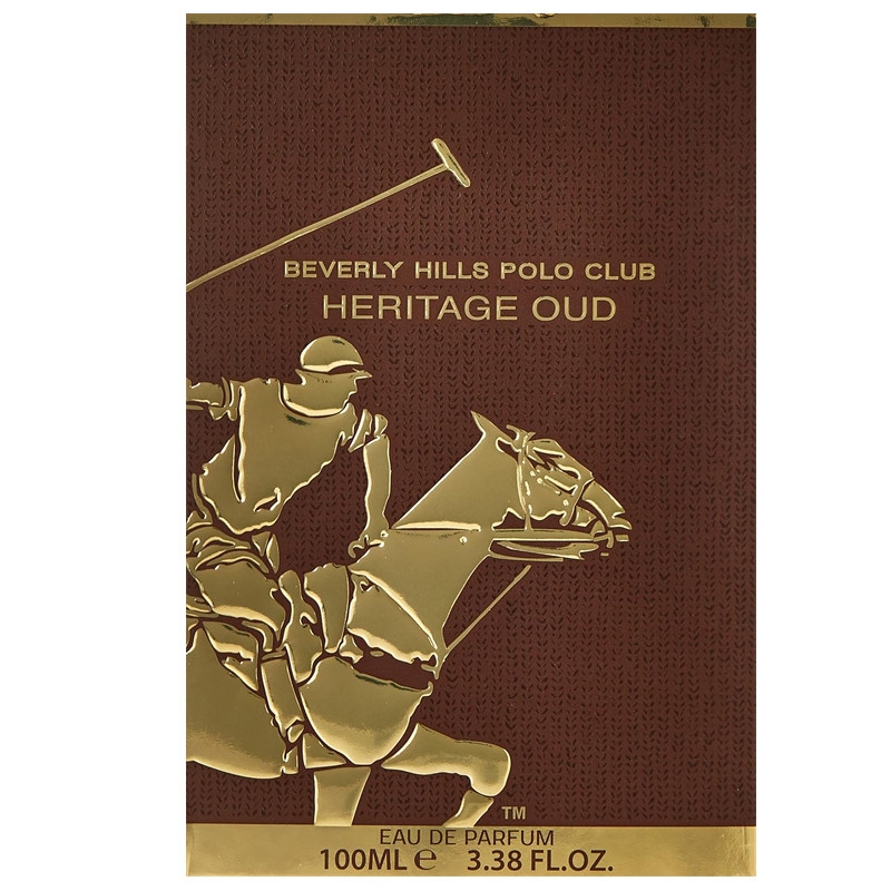Heritage Oud Beverly Hills Polo Club Eau de Toilette Homme 100Ml En tutsie