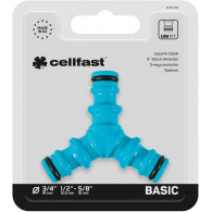 Connecteur Pour Tuyau d’Arrosage 3 Voies Cellfast 50-205 Bleu en Tunisie