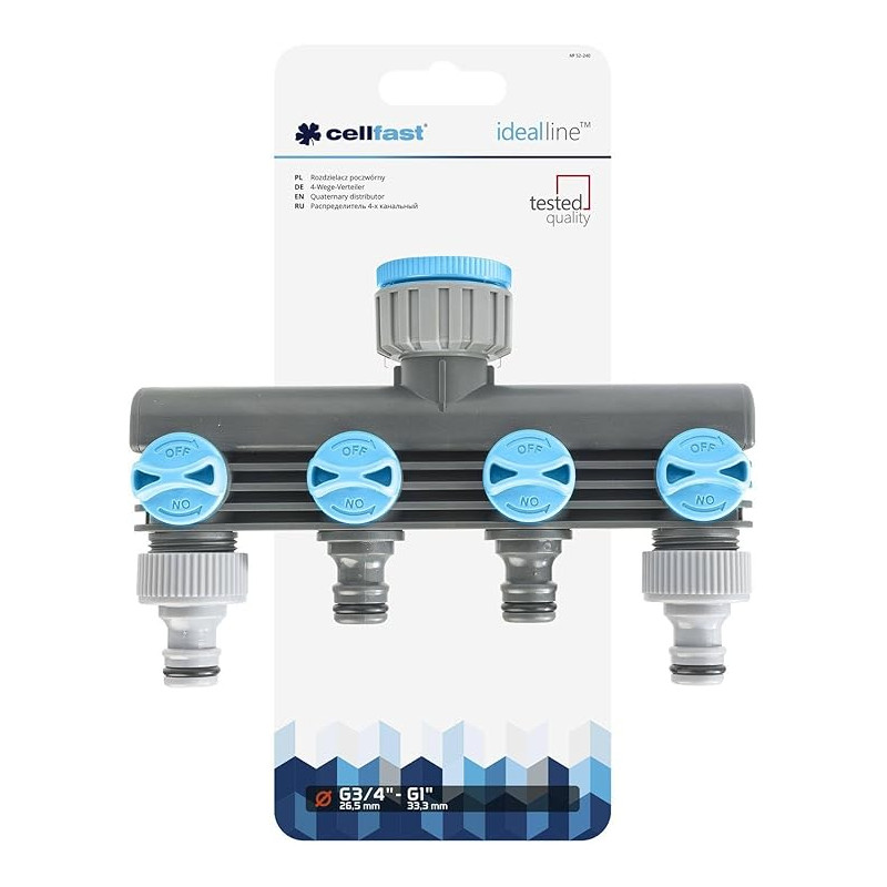 Distributeur Quadruple D'Eau Cellfast Cellpro Bleu en Tunisie