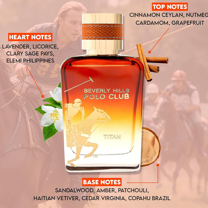 Titan Beverly Hills Polo Club Eau de Toilette Homme 100Ml En Tunsiie