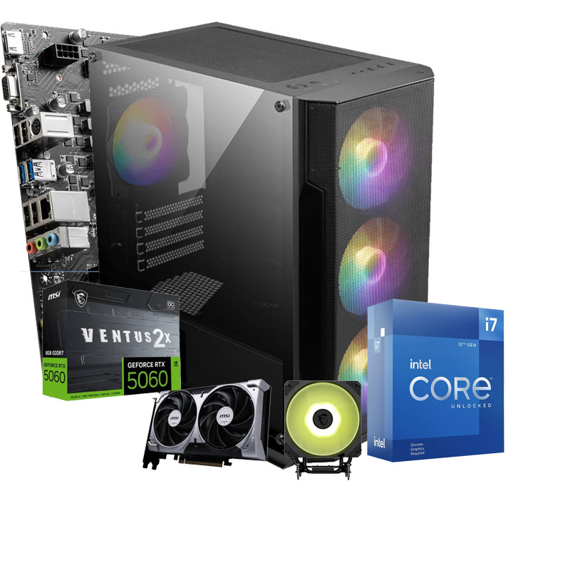 Pc de Bureau Gamer MAX 704 i7 12Gén 16Go 1To SSD  RTX 5060 en Tunisie