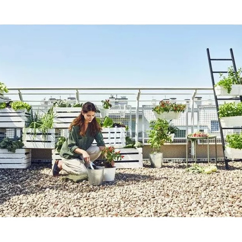 Set De 2 Outils à Main Pastel Cellfast 40-053 + Gants De Jardinage Bleu en Tunisie