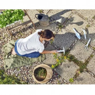 Set De 2 Outils à Main Pastel Cellfast 40-053 + Gants De Jardinage Bleu en Tunisie