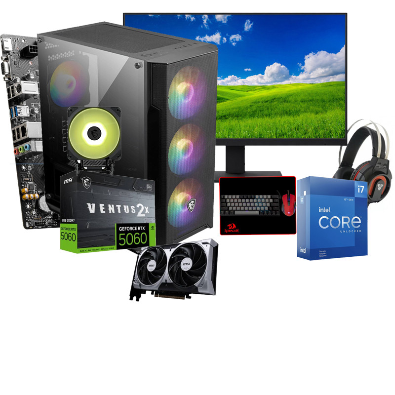 Pc de Bureau Gamer BU MAX 506 i5 12Gén 16Go 512Go SSD  RTX 3050 6Go en Tunisie