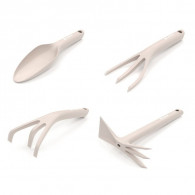 Set De 4 Outils à Main Pastel Cellfast 40-051 + Gant De Jardinage Bleu en Tunisie