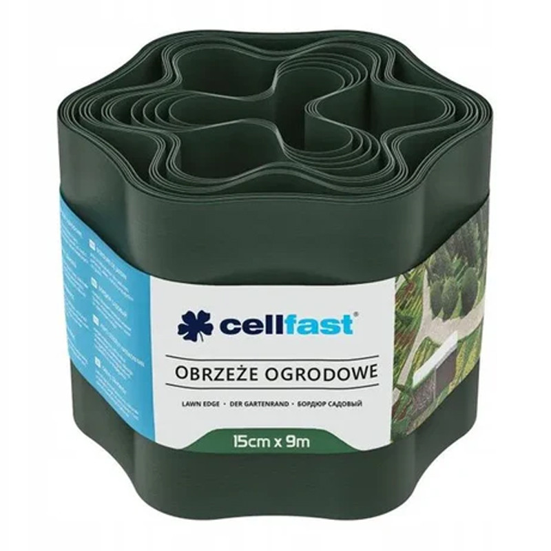 Bordure Plastique Cellfast 30-022 15cm x 9m Vert en Tunisie