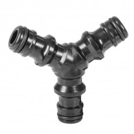 Connecteur Pour Tuyau d’Arrosage Cellfast 54-145 3 Voies Noir En Tunisie
