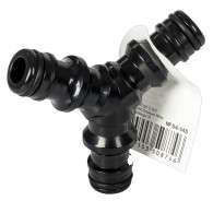 Connecteur Pour Tuyau d’Arrosage Cellfast 54-145 3 Voies Noir En Tunisie