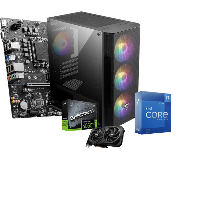 Pc de Bureau Gamer MAX 509 i5 12Gén 16Go 512Go SSD  RTX 5060 Ti 16Go en Tunisie