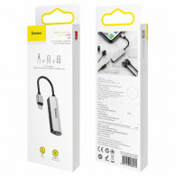Adaptateur Audio Baseus L52 3En1 Pour IPhone Gris en Tunisie