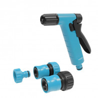 Kit D'arrosage Avec Pistolet Cellfast 50-536 3/4″ Bleu
