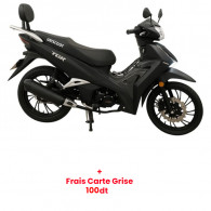 Moto Uniscoot Tiger 125CC Noir Mat