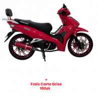 Moto Uniscoot Tiger 125CC Rouge