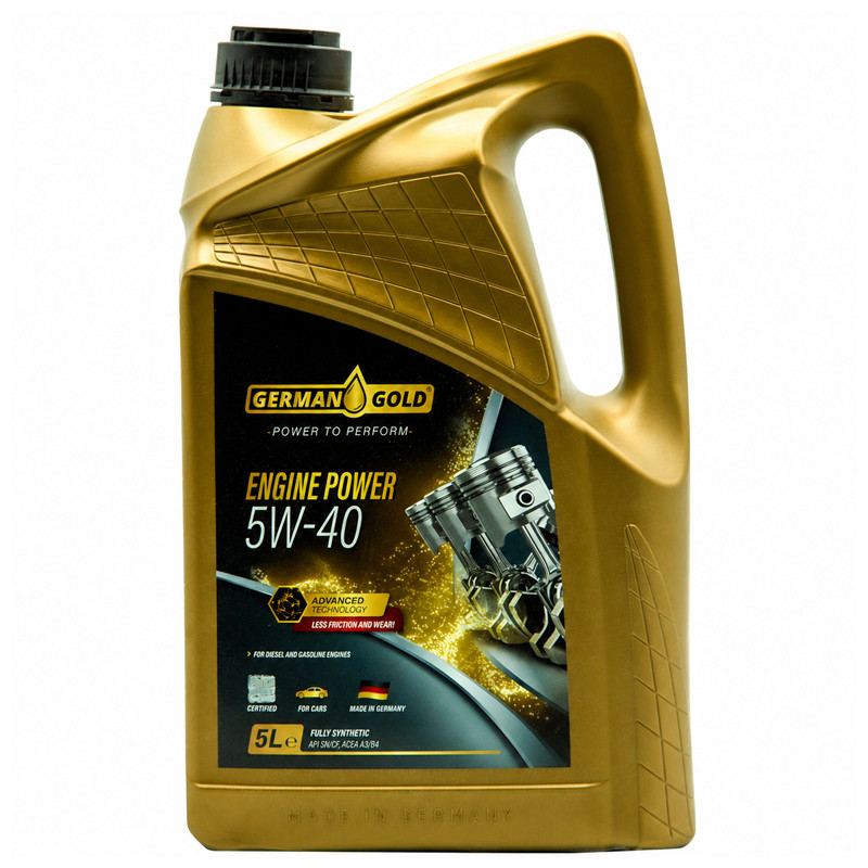 Huile Moteur German Gold Engine Power 5W-40 5L en Tunisie