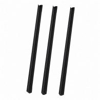 100 Baguettes Reliure Plastique 12mm Noir en Tunisie
