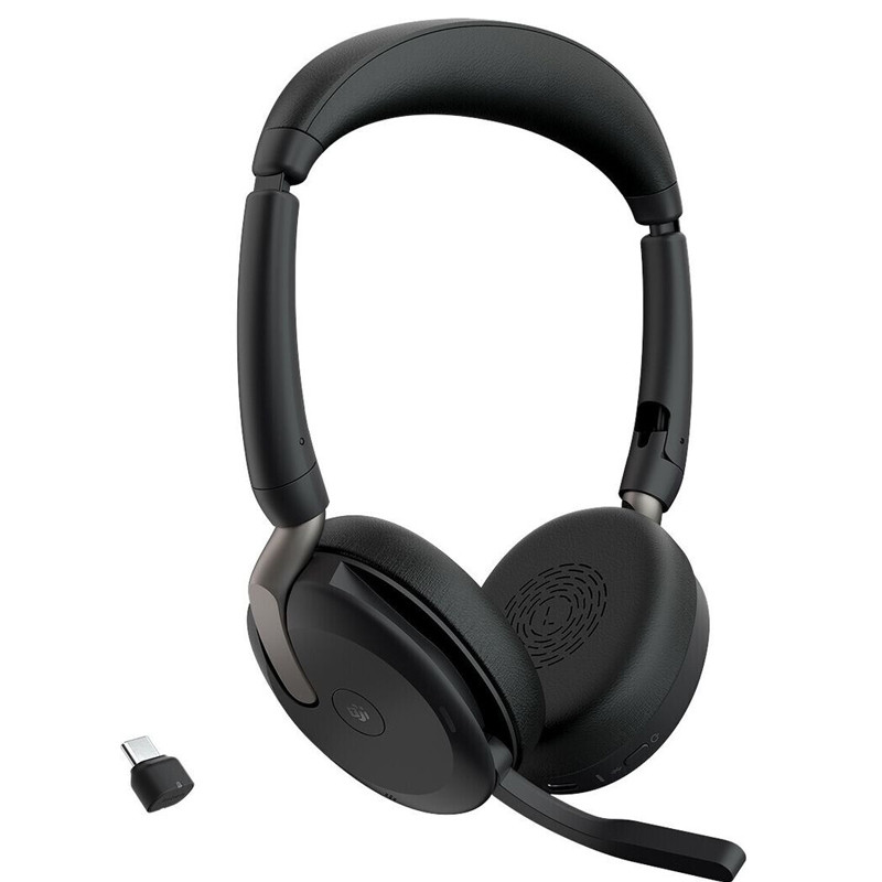 Micro Casque Sans Fil Jabra Evolve2 65 Flex MS USB Noir En Tunisie