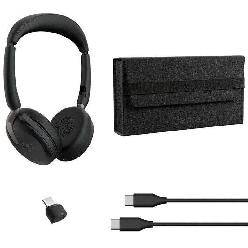 Micro Casque Sans Fil Jabra Evolve2 65 Flex MS USB Noir En Tunisie