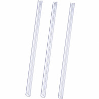 100 Baguettes Reliure Plastique 12mm Blanc en Tunisie