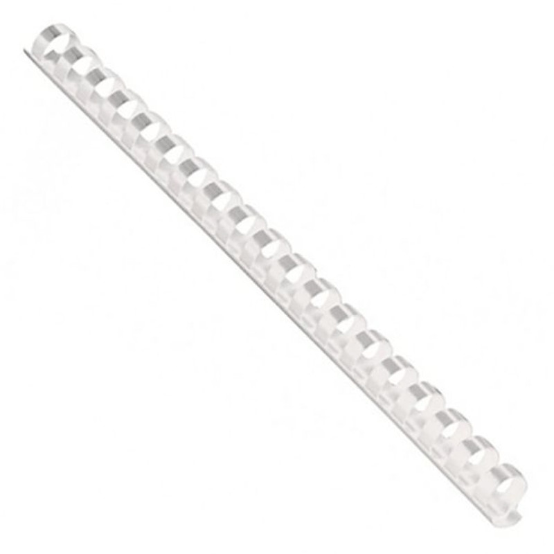 100 Reliures Spirale Plastique 14mm Blanc En Tunisie